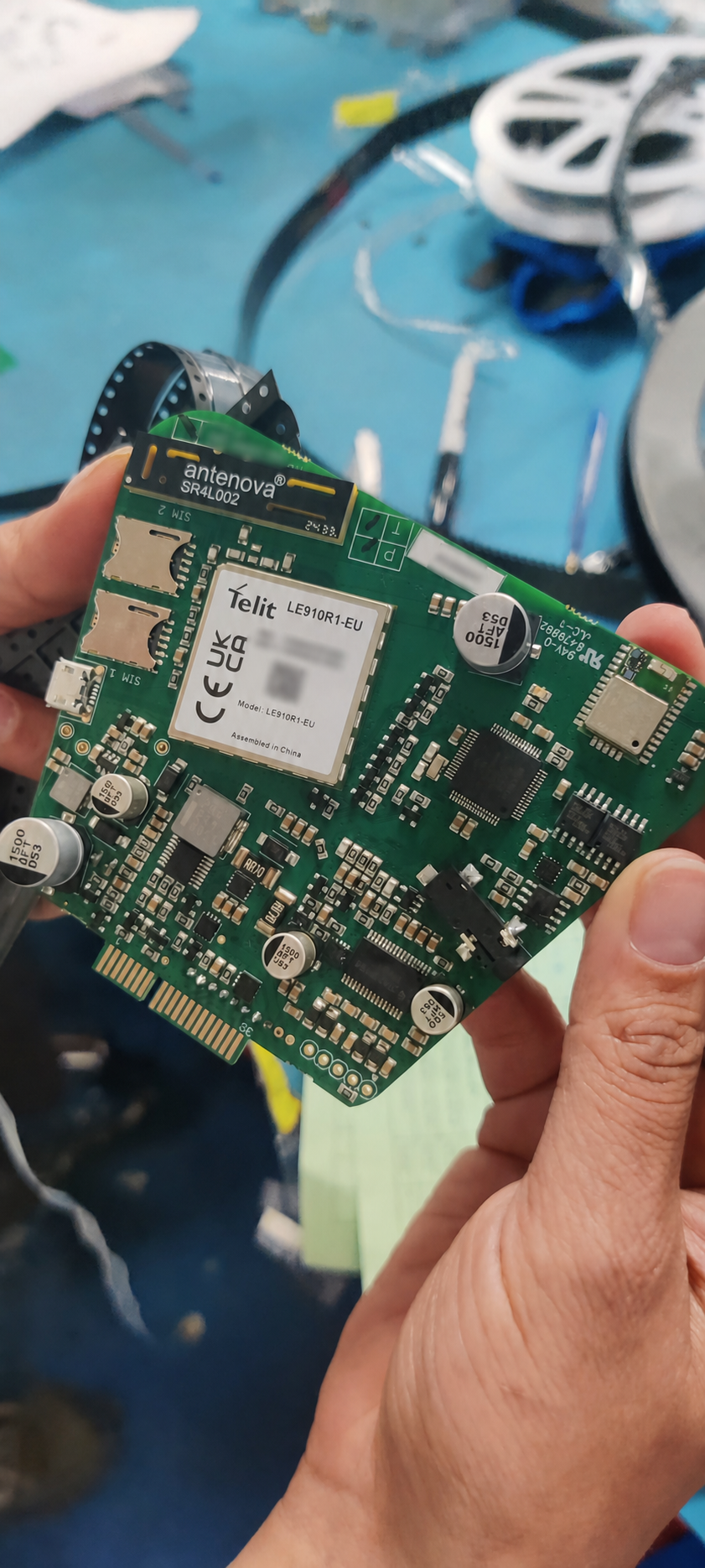Cellular embedded controller used in firmware integration work